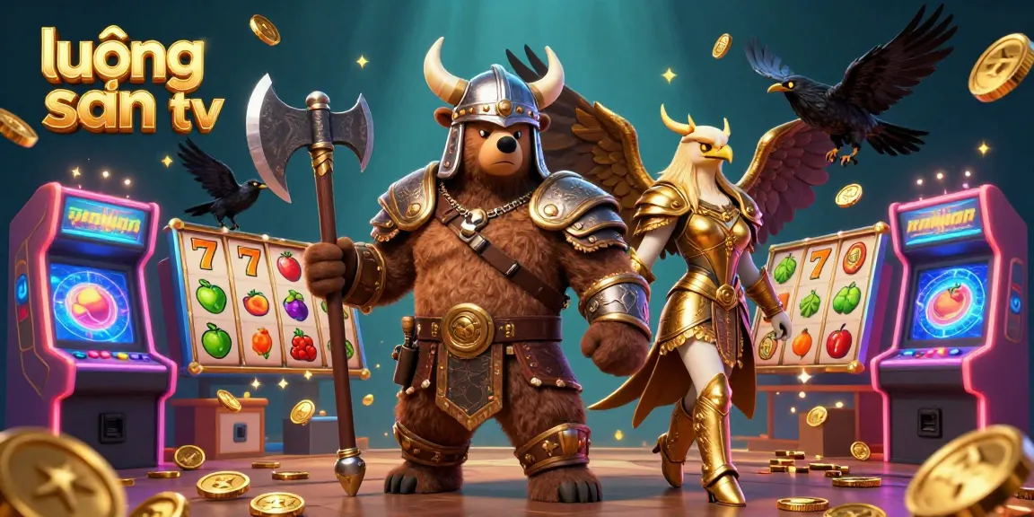 Experience thrilling slots with lương sơn tv's colorful gaming scene featuring engaging characters and vibrant elements.