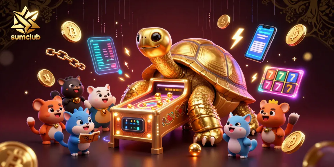 Engage with sumclub’s vibrant crypto casino featuring dynamic golden tortoise and joyful gameplay.