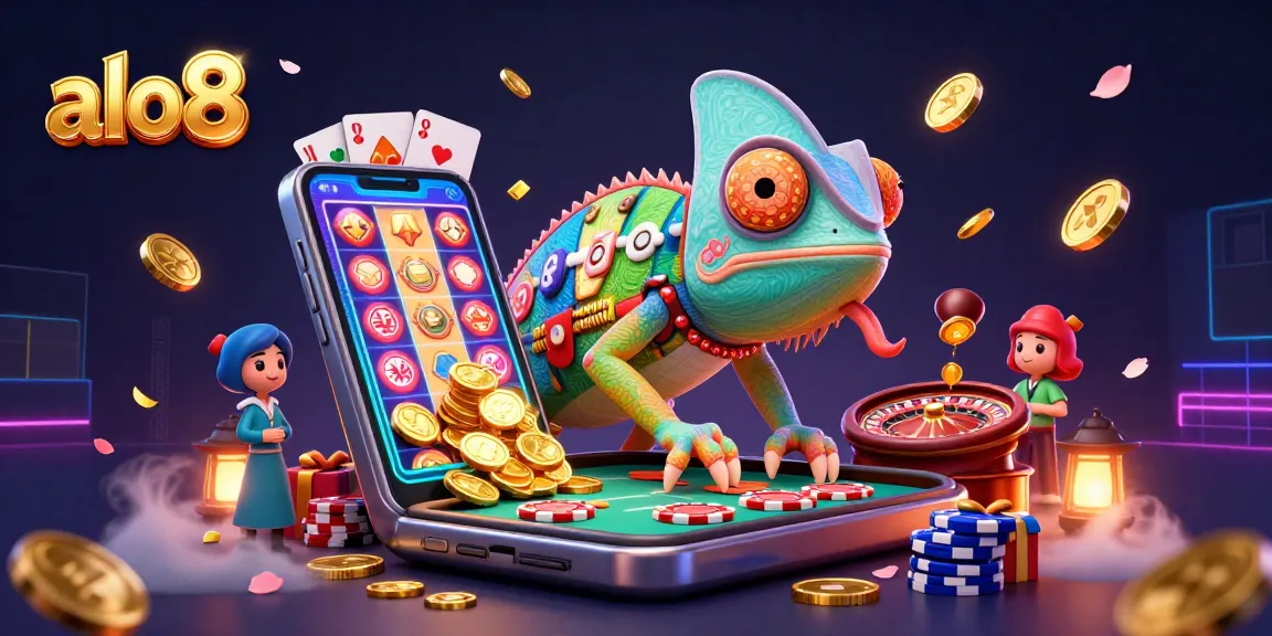Experience the vibrant action of gambling at ALO8 with colorful visuals and dynamic game elements