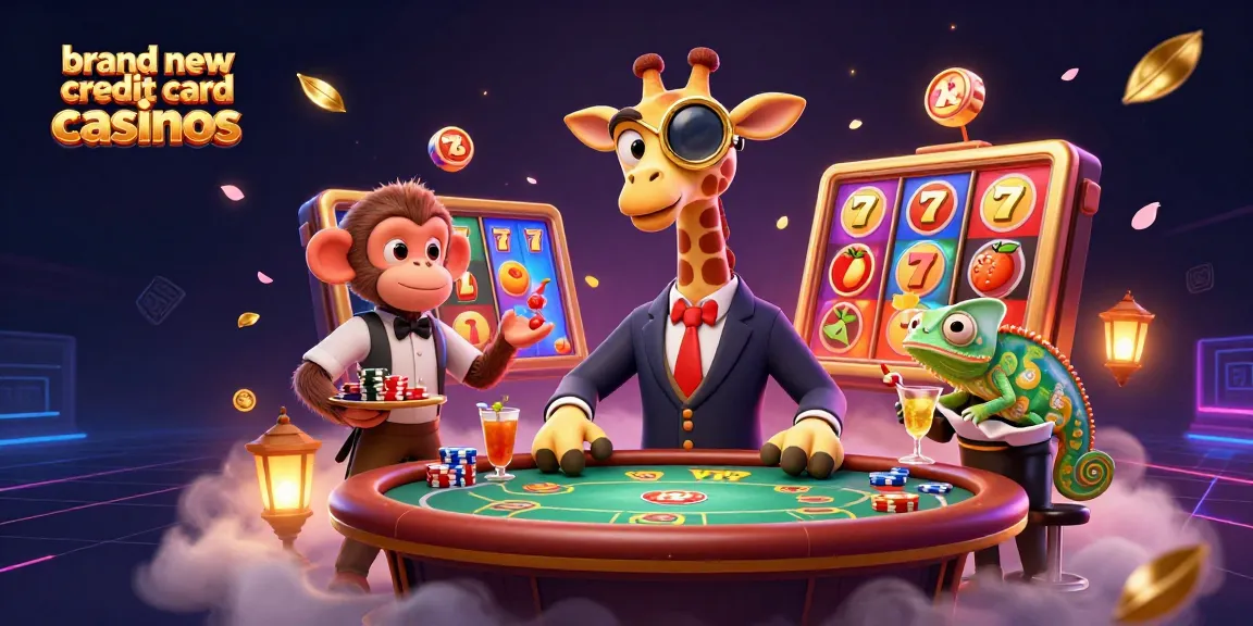 Engage with brand new credit card casinos showcasing vibrant slot action and high-roller excitement.
